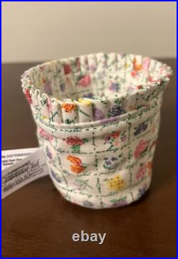 CIB 2008 Longaberger May Series Miniature Sweet Pea Basket & Boyds Treasure Box