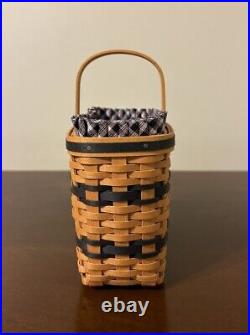 Complete 2000 Longaberger J. W. Collection Miniature Milk & Bread Basket EUC