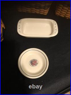 Complete Set of 12 Longaberger Collectors Club JW Miniature Baskets Plus Extras