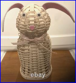 D &Co. 2025 Woven Easter Bunny withAccessories Woven by Longaberger Weavers-NEW D &Co. 2025 Woven Easter Bunny withAccessories Woven by Longaberger Weavers-NEW
