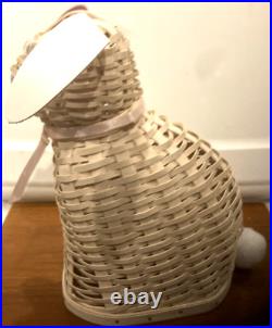 D &Co. 2025 Woven Easter Bunny withAccessories Woven by Longaberger Weavers-NEW D &Co. 2025 Woven Easter Bunny withAccessories Woven by Longaberger Weavers-NEW