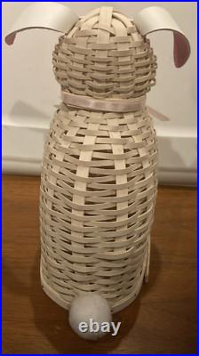 D &Co. 2025 Woven Easter Bunny withAccessories Woven by Longaberger Weavers-NEW D &Co. 2025 Woven Easter Bunny withAccessories Woven by Longaberger Weavers-NEW