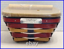 Donald Trump 2017 Inaugural Longaberger Basket & Lid MAGA Beautiful Condition