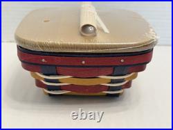 Donald Trump 2017 Inaugural Longaberger Basket & Lid MAGA Beautiful Condition