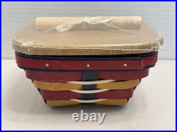 Donald Trump 2017 Inaugural Longaberger Basket & Lid MAGA Beautiful Condition