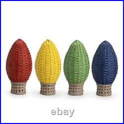 Dresden & Company SET of 4 WOVEN CHRISTMAS BULB NEW 2024 Longaberger Weavers Dresden & Company SET of 4 WOVEN CHRISTMAS BULB NEW 2024 Longaberger Weavers