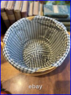 EXCEPTIONAL LONGABERGER Homestead APPLE BASKET 2001 With Realistic Faux Apples
