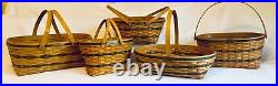 Entire Longaberger Basket Family Traditions Series Set of 5 Baskets very RARE