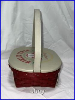 Field Trip 2016 Longaberger Basket With Liner And Lid Excellent Condition
