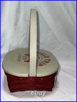 Field Trip 2016 Longaberger Basket With Liner And Lid Excellent Condition