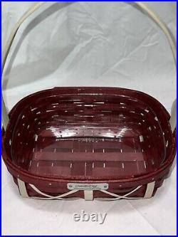 Field Trip 2016 Longaberger Basket With Liner And Lid Excellent Condition