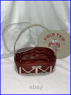 Field Trip 2016 Longaberger Basket With Liner And Lid Excellent Condition
