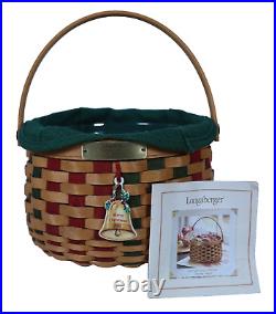 Hand Woven Longaberger 2003 Holiday Hostess Joyful Chorus Basket Protector