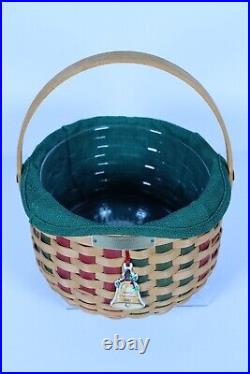 Hand Woven Longaberger 2003 Holiday Hostess Joyful Chorus Basket Protector