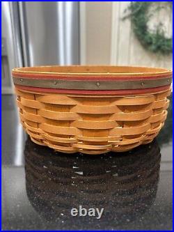 In Box Longaberger Wrought Iron Small Snowman withFrosty and Frosty Jr Baskets