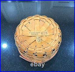 In Box Longaberger Wrought Iron Small Snowman withFrosty and Frosty Jr Baskets