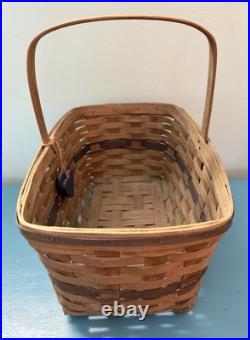 LONGABERGER 1983 JW Collection Market Basket Series 10083 Initials F. E. W. EXC