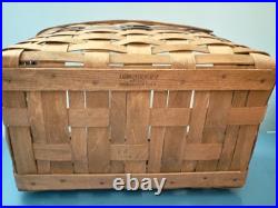 LONGABERGER 1983 JW Collection Market Basket Series 10083 Initials F. E. W. EXC
