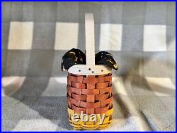 LONGABERGER 2010 HALLOWEEN CANDY CORN Basket FALL ORANGE Whitewashed YELLOW B2 LONGABERGER 2010 HALLOWEEN CANDY CORN Basket FALL ORANGE Whitewashed YELLOW B2