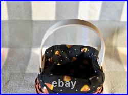 LONGABERGER 2010 HALLOWEEN CANDY CORN Basket FALL ORANGE Whitewashed YELLOW B2 LONGABERGER 2010 HALLOWEEN CANDY CORN Basket FALL ORANGE Whitewashed YELLOW B2
