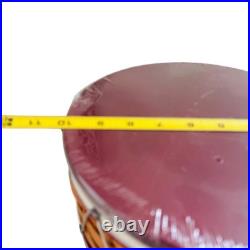 LONGABERGER 2012 CHRISTMAS COLLECTION 10 RED DRUM BASKET With LID & LINER