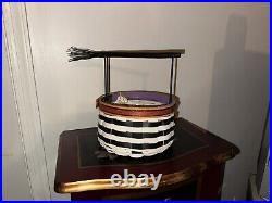 LONGABERGER 2013 Wicked Witch Halloween Basket Protector Broom? Handle +FLYER