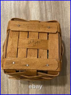 LONGABERGER BASKET LOT Of 11, 1991-2006 Various Types & Size Liners Signed Read