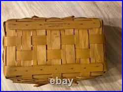 LONGABERGER BASKET LOT Of 11, 1991-2006 Various Types & Size Liners Signed Read