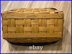 LONGABERGER BASKET LOT Of 11, 1991-2006 Various Types & Size Liners Signed Read