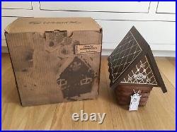 LONGABERGER COLLECTORS CLUB GINGERBREAD HOUSE BASKET COMBO w box & 3 tie-ons