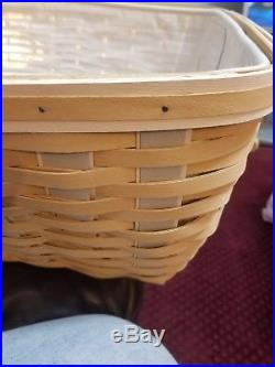 LONGABERGER Small Laundry Basket Set New