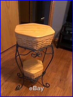 LONGABERGER Wrought Iron (GENERATIONS STAND) Basket Sets / WoodCrafts Shelves