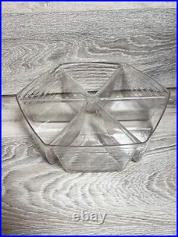 Large Longaberger 1997 Holiday Hostess Hexagon Basket Lid & 3 Plastic Liners