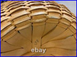 Large Longaberger Hostess Corn Basket 1998 16.5 x 1 1.5 Lid, Liner, Protector
