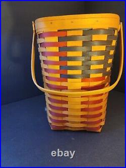 Large Longberger American Flag Basket. Rare. 1998 Collectors Club. Signed