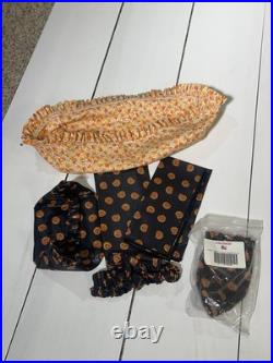 Large Vintage Longaberger Basket And Liner Lot Large Vintage Longaberger Basket And Liner Lot