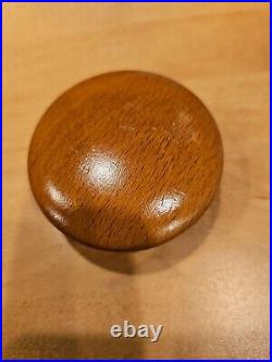 Longaberger 13 Inch Measuring Basket W Protector & Lid Classic Stain HUGE