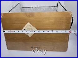 Longaberger 16 Newspaper Basket W Insert WithNEW Wrought Iron Stand & Wood Base Longaberger 16 Newspaper Basket W Insert WithNEW Wrought Iron Stand & Wood Base