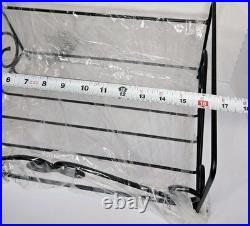 Longaberger 16 Newspaper Basket W Insert WithNEW Wrought Iron Stand & Wood Base Longaberger 16 Newspaper Basket W Insert WithNEW Wrought Iron Stand & Wood Base