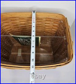 Longaberger 16 Newspaper Basket W Insert WithNEW Wrought Iron Stand & Wood Base Longaberger 16 Newspaper Basket W Insert WithNEW Wrought Iron Stand & Wood Base