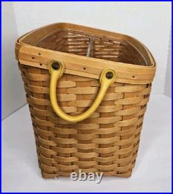 Longaberger 16 Newspaper Basket W Insert WithNEW Wrought Iron Stand & Wood Base Longaberger 16 Newspaper Basket W Insert WithNEW Wrought Iron Stand & Wood Base
