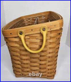 Longaberger 16 Newspaper Basket W Insert WithNEW Wrought Iron Stand & Wood Base Longaberger 16 Newspaper Basket W Insert WithNEW Wrought Iron Stand & Wood Base