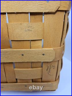Longaberger 16 Newspaper Basket W Insert WithNEW Wrought Iron Stand & Wood Base Longaberger 16 Newspaper Basket W Insert WithNEW Wrought Iron Stand & Wood Base