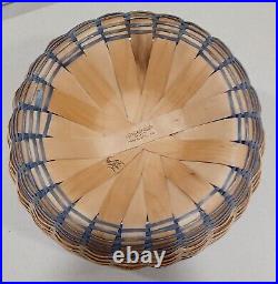 Longaberger 1984 Corn Basket Large Round Basket Vintage. Protector Included. PO