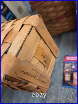 Longaberger 1990 All-American All-Around Basket Hostess set of 4 Vintage