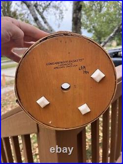 Longaberger 1994 JW Collection Umbrella Basket With Plastic Liner Original Box