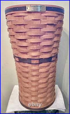Longaberger 1994 JW Collection Umbrella Basket With Plastic Protector with Box