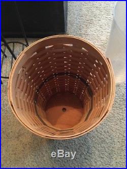Longaberger 1994 Jw Umbrella Basket Set Stand Protector Great Condition