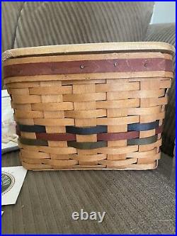 Longaberger 1994 shades of autumn recipe basket