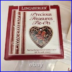 Longaberger 1995 Sweetheart Hostess Precious Treasures BasketLinerProtector